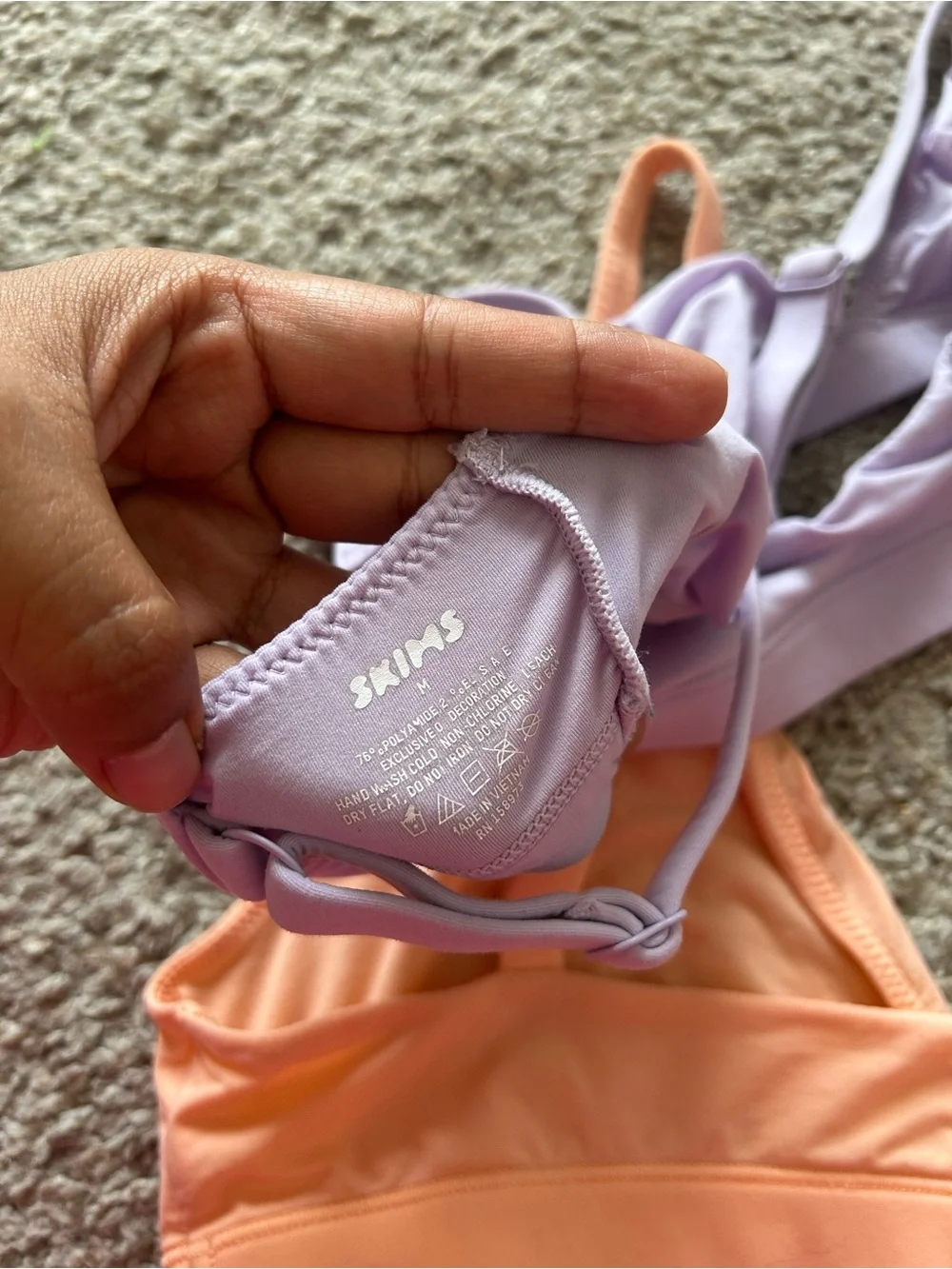 SKIMS fits everybody triangle bralette bundle - Picture 3 of 4